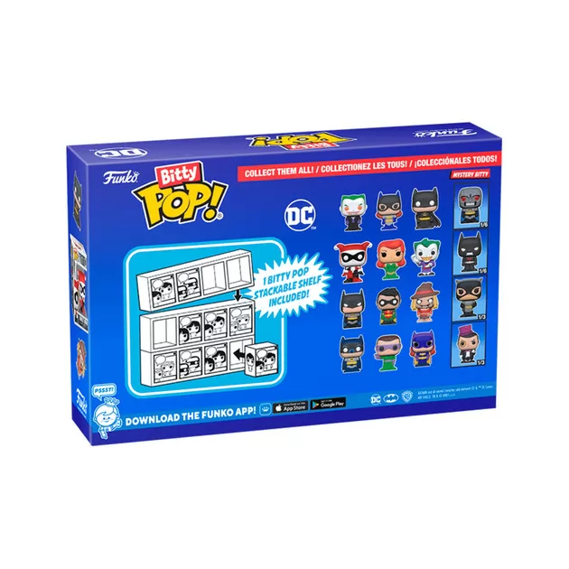 Набор игровых фигурок Bitty Pop! серии DC (4 фигурки асс.)