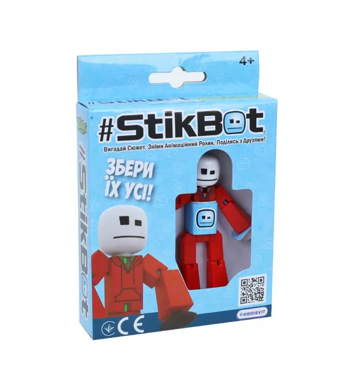 Фигурка для анимационного творчества Stikbot (Красное худи) - TST616-23UAKDH_1.jpg - № 1