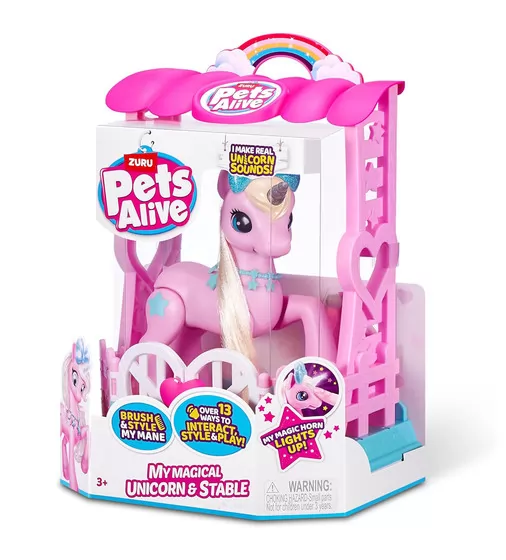 Интерактивный игровой набор Pets Alive - Волшебный единорог в домике - 9545_2.jpg - № 2
