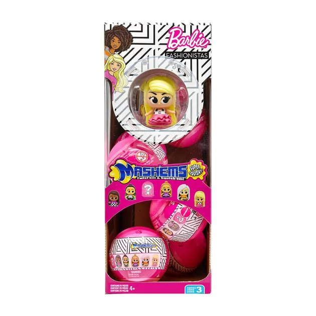 Игрушка-сюрприз в шаре Mash'ems S3 – Модницы Барби