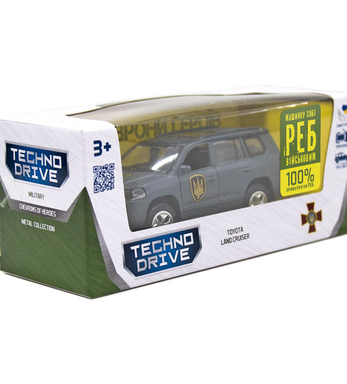Автомодель серии Шевроны Героев - Toyota Land Сruiser - Рубеж"" - KM6010_15.jpg - № 15