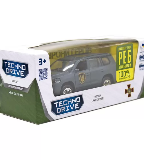 Автомодель серии Шевроны Героев - Toyota Land Сruiser - Рубеж"" - KM6010_15.jpg - № 15
