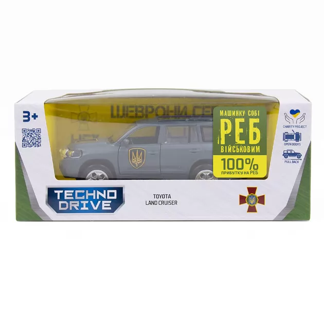 Автомодель серии Шевроны Героев - Toyota Land Сruiser - Рубеж""