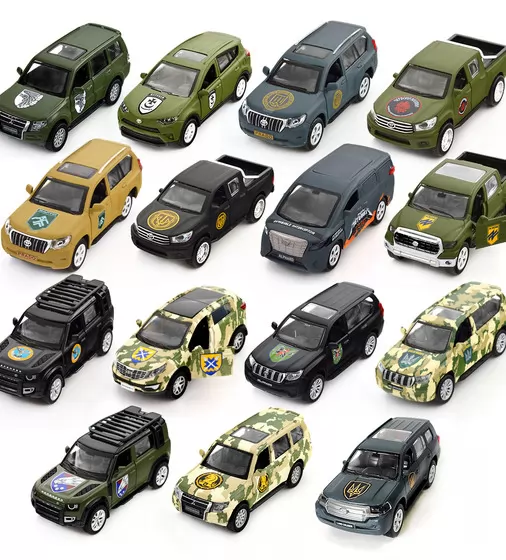 Автомодель серии Шевроны Героев - Toyota Land Сruiser - Рубеж"" - KM6010_12.jpg - № 12