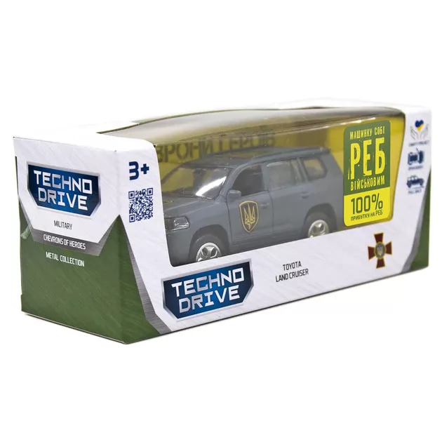 Автомодель серии Шевроны Героев - Toyota Land Сruiser - Рубеж""
