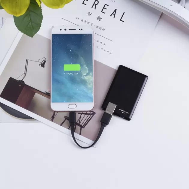 Портативная Батарея Xoopar - Power Card (Чёрная, 1300 Ма*Ч)