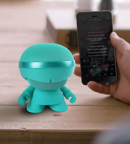 Акустика Xoopar - Xboy Glow (12 Cm, Мятная, Bluetooth, Стерео, С Муз. Mp3-Проигрывателем С Sd-Карт, - XBOY31007.30G_6.jpg - № 6