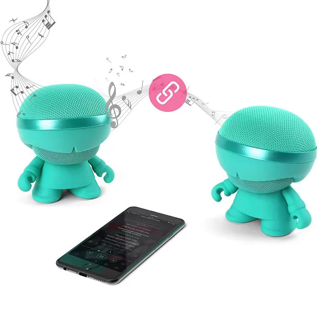 Акустика Xoopar - Xboy Glow (12 Cm, Мятная, Bluetooth, Стерео, С Муз. Mp3-Проигрывателем С Sd-Карт,