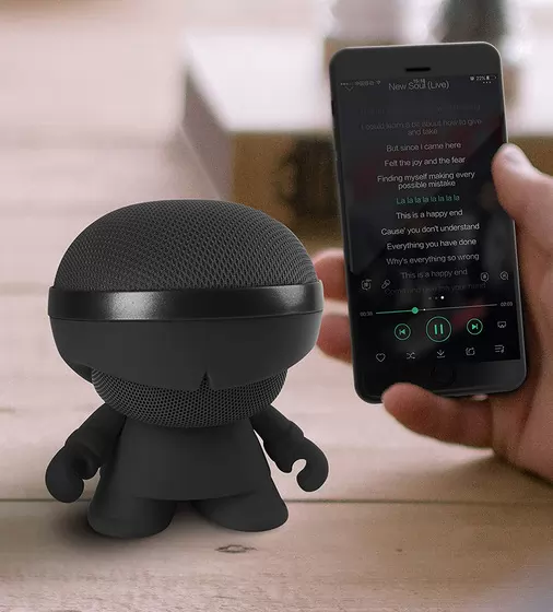 Акустика Xoopar - Xboy Glow (12 Cm, Чёрная, Bluetooth, Стерео, С  Mp3-Проигрывателем С Sd-Карты) - XBOY31007.21G_5.jpg - № 5