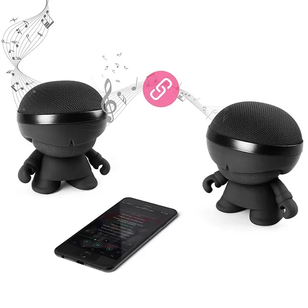 Акустика Xoopar - Xboy Glow (12 Cm, Чёрная, Bluetooth, Стерео, С  Mp3-Проигрывателем С Sd-Карты)