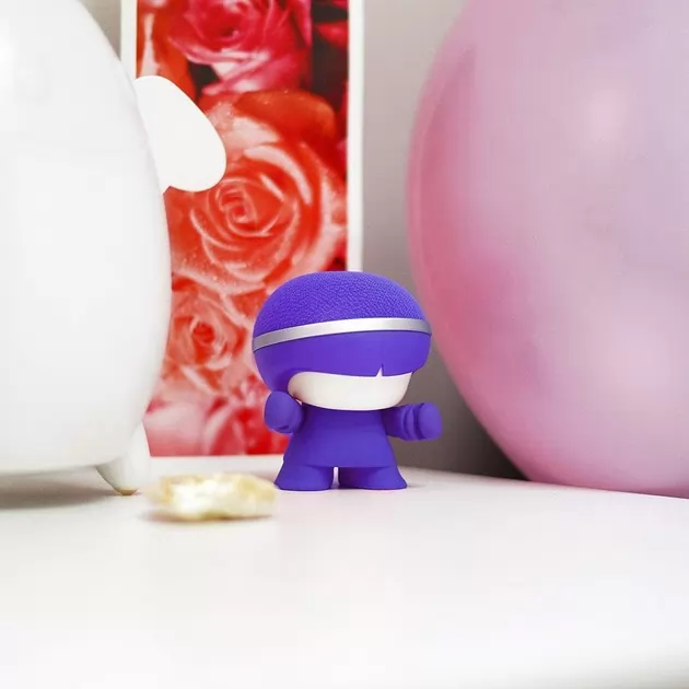 Акустика Xoopar - Mini Xboy (7,5 Cm, Фиолетовая, Bluetooth, Моно)