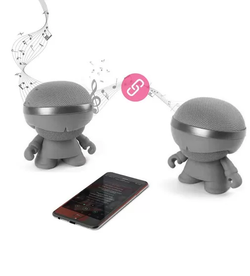 Акустика Xoopar - Xboy Glow (12 Cm, Серая, Bluetooth, Стерео, С Mp3-Проигрывателем С Sd-Карты) - XBOY31007.22G_2.jpg - № 2