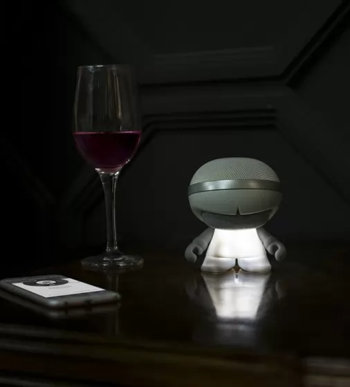 Акустика Xoopar - Xboy Glow (12 Cm, Серая, Bluetooth, Стерео, С Mp3-Проигрывателем С Sd-Карты) - XBOY31007.22G_6.jpg - № 6