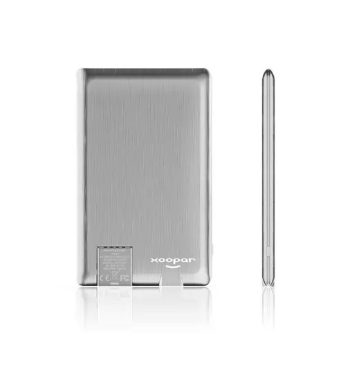 Портативная Батарея Xoopar - Power Card (Серебристая, 1300 Ма*Ч) - XP61057.12RV_2.jpg - № 2