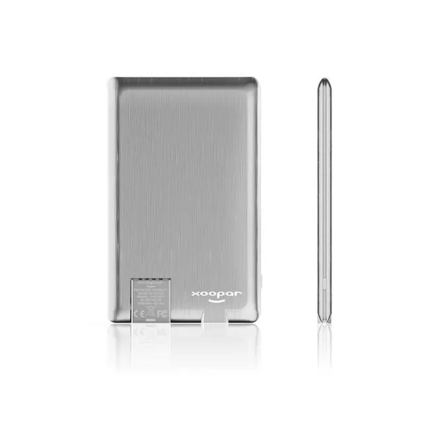 Портативная Батарея Xoopar - Power Card (Серебристая, 1300 Ма*Ч)