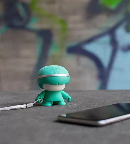 Акустика Xoopar - Mini Xboy (7,5 Cm, Мятная, Bluetooth, Моно) - XBOY81001.30A_4.jpg - № 4