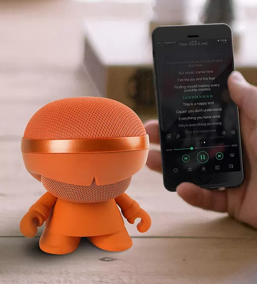 Акустика Xoopar - Xboy Glow (12 Cm, Оранжевая, Bluetooth, Стерео, С Mp3-Проигрывателем С Sd-Карты) - XBOY31007.20G_7.jpg - № 7