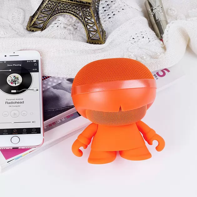 Акустика Xoopar - Xboy Glow (12 Cm, Оранжевая, Bluetooth, Стерео, С Mp3-Проигрывателем С Sd-Карты)