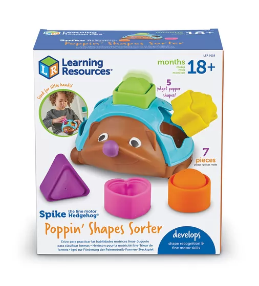 Обучающий игровой набор Learning Resources - Pop-IT Сортер Ежик - LER9118_1.jpg - № 1