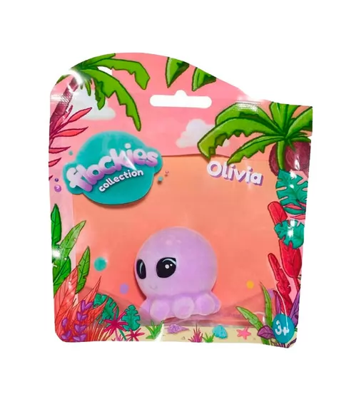Коллекционная фигурка Flockies S2 - Осьминог Оливия - FLO0405_1.jpg - № 1
