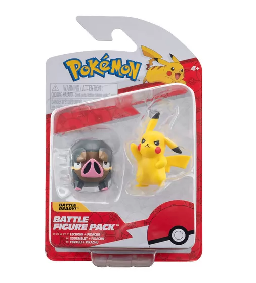 Набор игровых фигурок Pokemon W17 - Пикачу и Лечонк - PKW3566_1.jpg - № 1