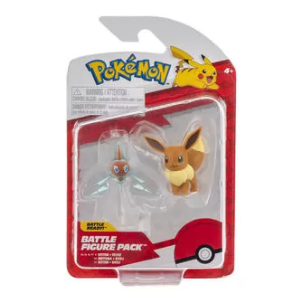 Набор игровых фигурок Pokemon W17 - Иви и Ротом