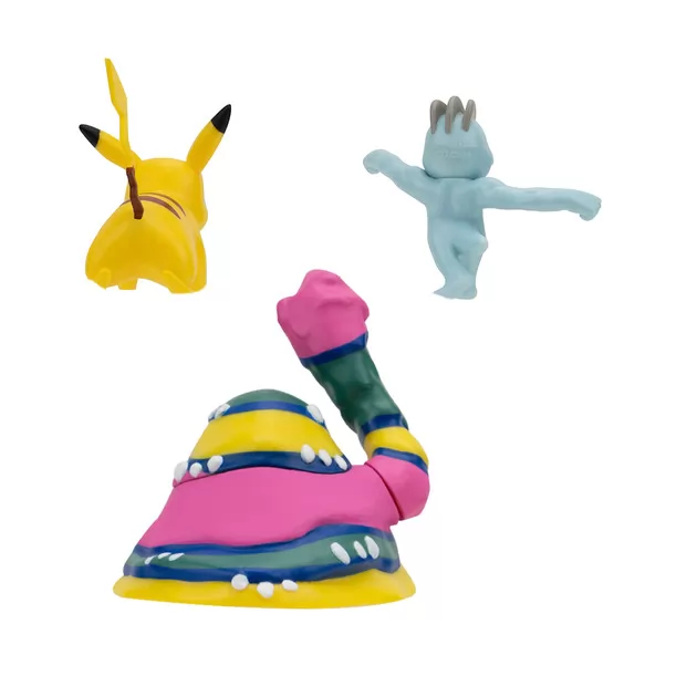 Набор игровых фигурок Pokemon W19 - Мачоп, Пикачу, Алола Мак