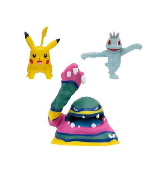 Набор игровых фигурок Pokemon W19 - Мачоп, Пикачу, Алола Мак - PKW3597_2.jpg - № 2