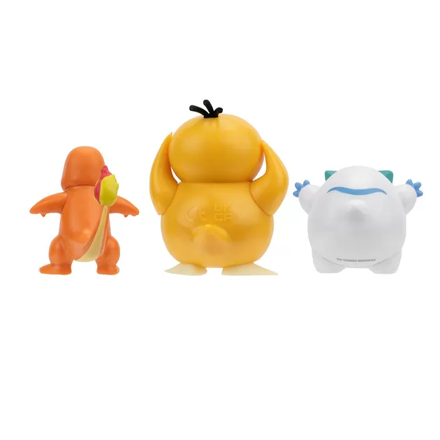 Набор игровых фигурок Pokemon W19 - Чармандер, Галарский Дарумака, Псайдак