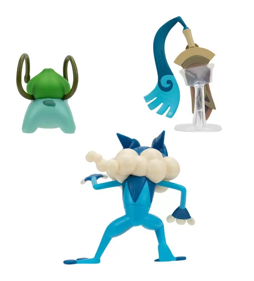 Набор игровых фигурок Pokemon W19 - Хонэдж, Бульбазавр, Фрогадир - PKW3599_4.jpg - № 4