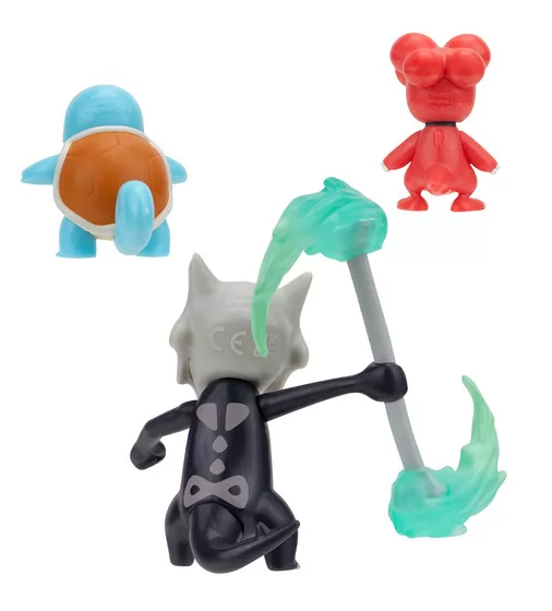 Набор игровых фигурок Pokemon W19 - Магби, Сквиртл, Алола Маровак - PKW3600_4.jpg - № 4