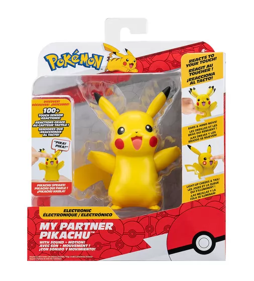 Интерактивная игрушка Pokemon - Мой друг Пикачу (11 cm) - PKW3901_1.jpg - № 1