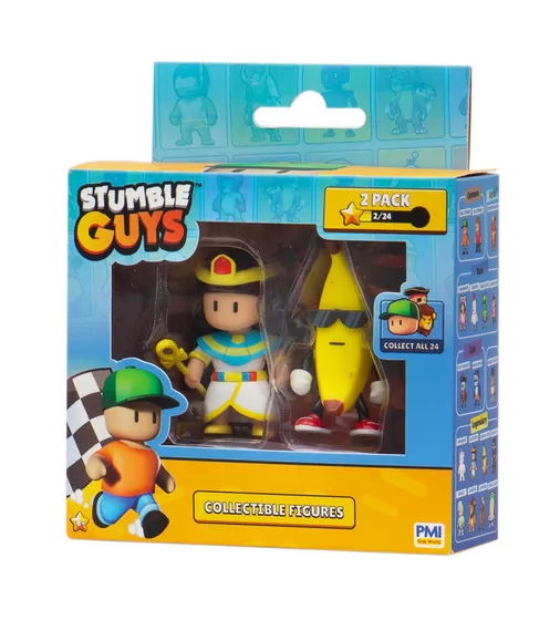 Набор коллекционных фигурок Stumble Guys - Клеопатра и Банан - SG2015-4_1.jpg - № 1