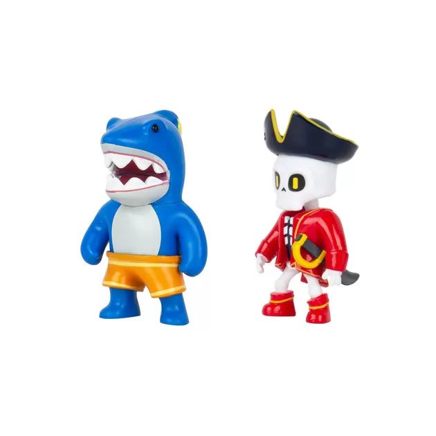 Набор коллекционных фигурок Stumble Guys - Мегалодон и Капитан Нохарт