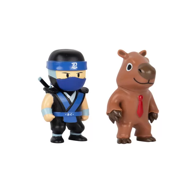 Набор коллекционных фигурок Stumble Guys - Ниндзя Кай и Капибара