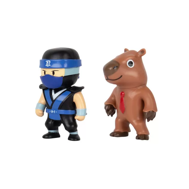 Набор коллекционных фигурок Stumble Guys - Ниндзя Кай и Капибара