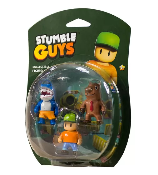 Набор коллекц. фигурок Stumble Guys - Мегалодон, Мистер Стамбл, Капибара - SG2020-1_1.jpg - № 1