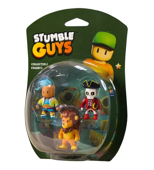 Набор коллекц. фигурок Stumble Guys - Велоцит, Леонидас, Капитан Нохарт - SG2020-2_1.jpg - № 1