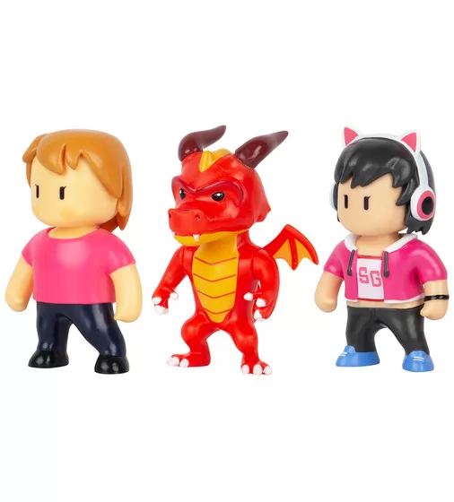 Набор коллекц. фигурок Stumble Guys - Оператор Джина, Дракон Инферно, Мисс Стамбл - SG2020-3_2.jpg - № 2