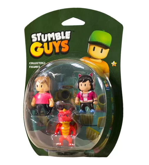 Набор коллекц. фигурок Stumble Guys - Оператор Джина, Дракон Инферно, Мисс Стамбл - SG2020-3_1.jpg - № 1