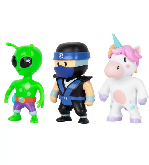 Набор коллекц. фигурок Stumble Guys - Ниндзя Кай, Спринклс, Пришелец - SG2020-5_2.jpg - № 2