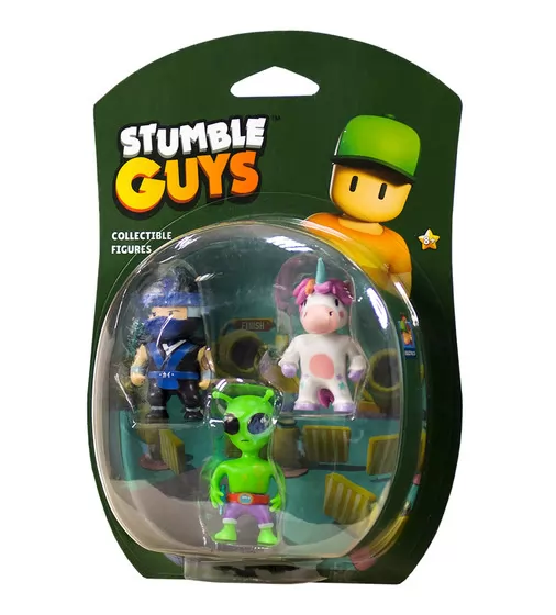 Набор коллекц. фигурок Stumble Guys - Ниндзя Кай, Спринклс, Пришелец - SG2020-5_1.jpg - № 1