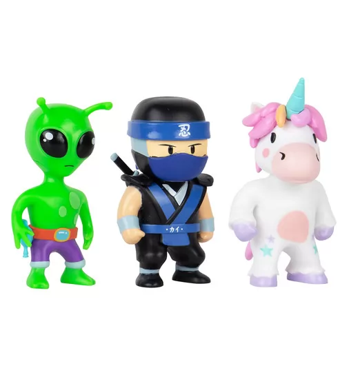 Набор коллекц. фигурок Stumble Guys - Ниндзя Кай, Спринклс, Пришелец - SG2020-5_3.jpg - № 3