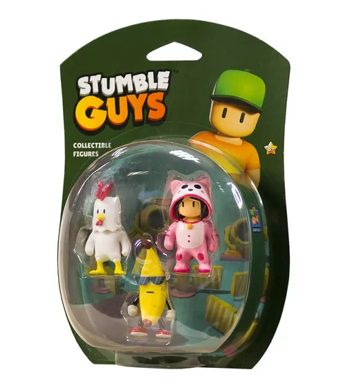 Набор коллекц. фигурок Stumble Guys - Цыпленок, Банан, Мяумер - SG2020-6_1.jpg - № 1