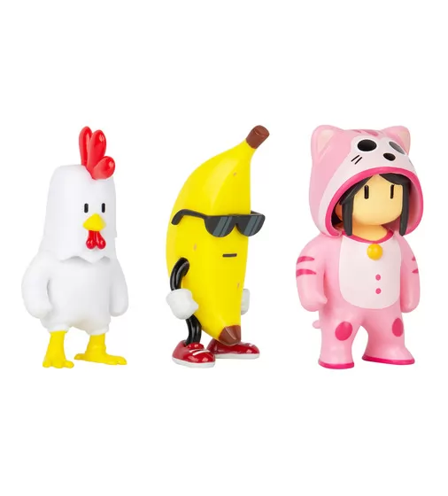Набор коллекц. фигурок Stumble Guys - Цыпленок, Банан, Мяумер - SG2020-6_3.jpg - № 3
