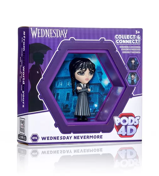 Коллекционная фигурка WOW! PODS 4D - Уэнздей в школьной форме - WED-1001-01_1.jpg - № 1