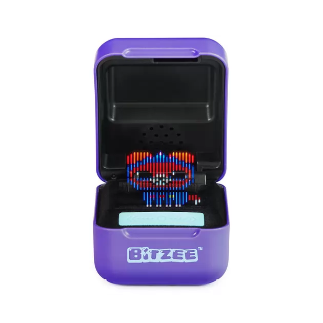 Интерактивная игрушка с цифровыми героями Bitzee - Мои пиксельные питомцы (фиолет.)