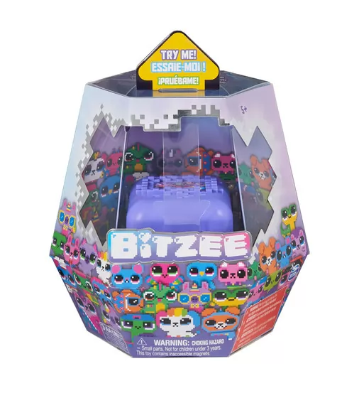 Интерактивная игрушка с цифровыми героями Bitzee - Мои пиксельные питомцы (фиолет.) - 6067790_1.jpg - № 1