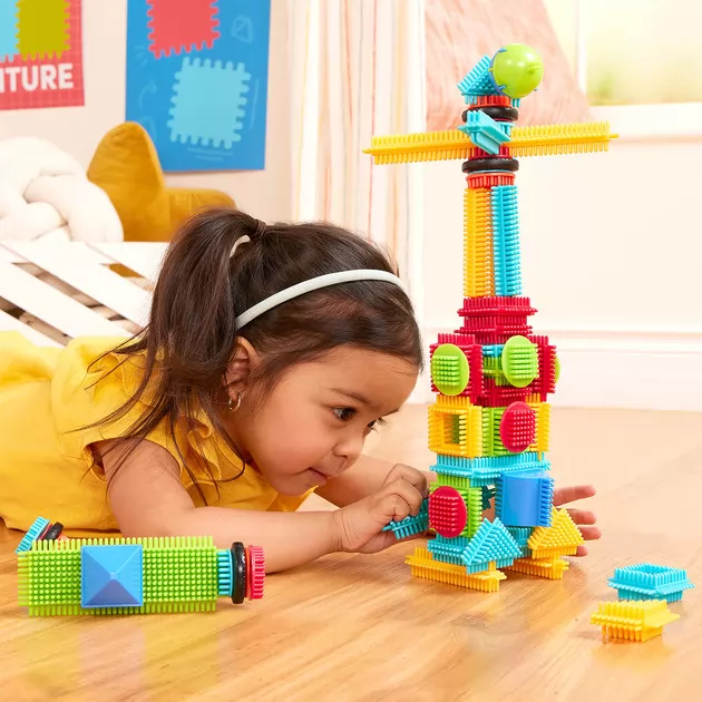 Конструктор серии Bristle Blocks - Строитель, 56 деталей