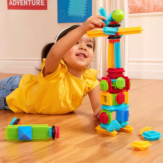 Конструктор серии Bristle Blocks - Строитель, 56 деталей